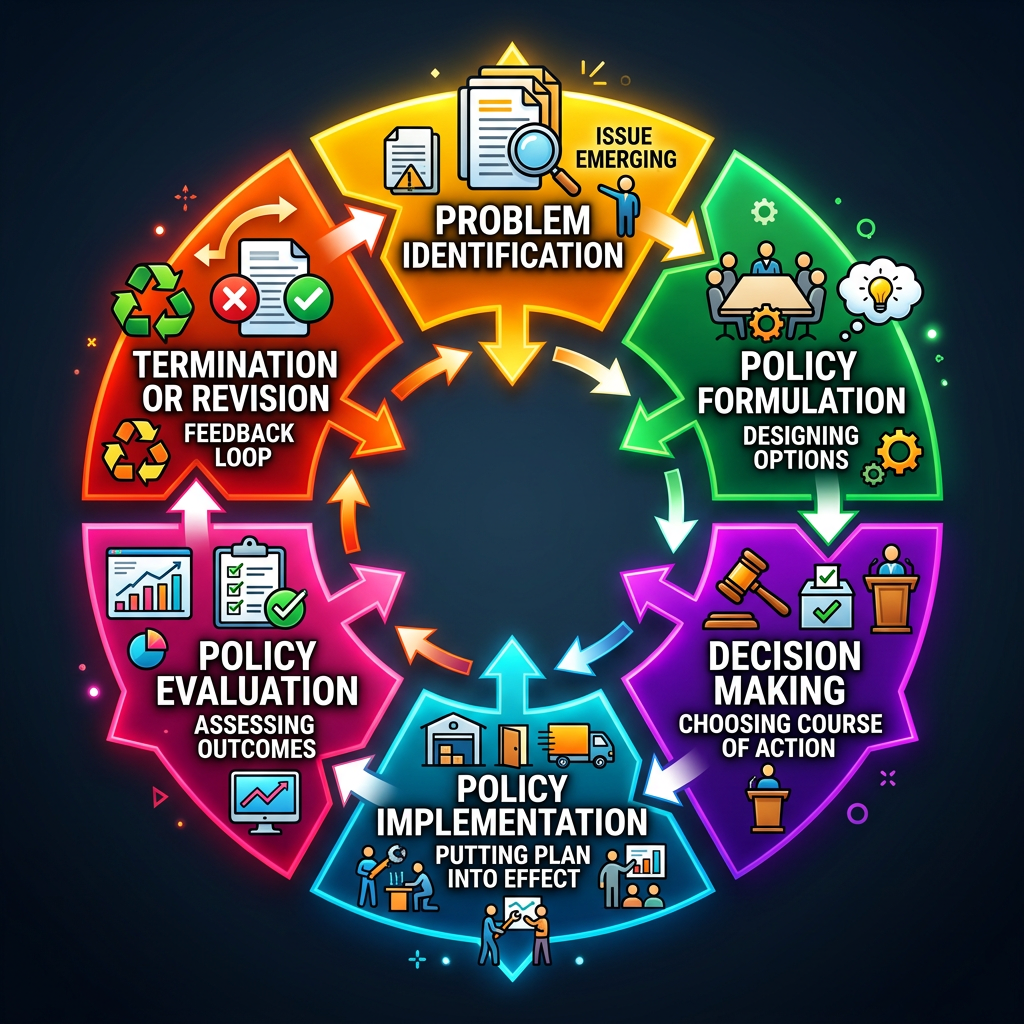 Increase contrast of policy cycle illustration